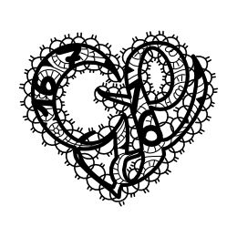 G+L heart tattoo photo