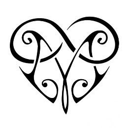 M+infinity heart tattoo