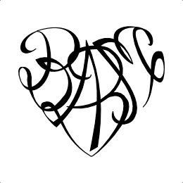 B+A+B+M heart tattoo photo