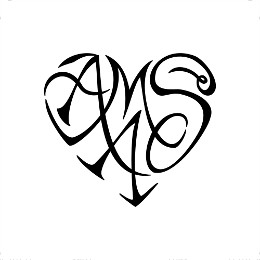 A+M+A+S heart tattoo