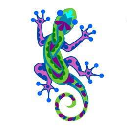 Figure 8 gecko tattoo