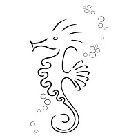 Hippocampus tattoo