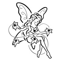 Fairy ivy tattoo