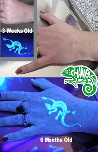 Glowing tattoos tattoo photo