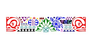 Tahitian style armband tattoo