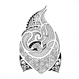 Taniwha tattoo photo