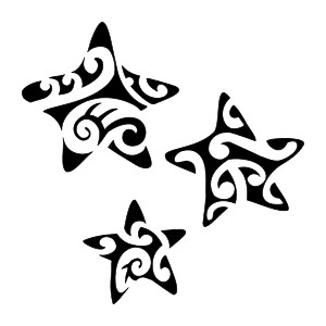 Three stars tattoo
