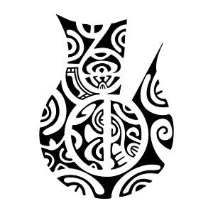 Ahi a me vai tattoo: Fire and water