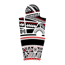 Marquesan sleeve tattoo