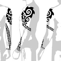 Tribal armsleeve tattoo