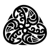 Maori triskell tattoo photo