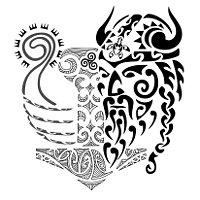 Maori Viking tattoo photo