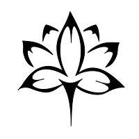 Super simple lotus flower tattoo