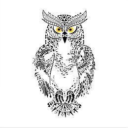 Tribal owl tattoo: iJam Fest 2020