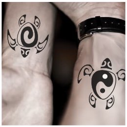 Yin yang tattoo photo