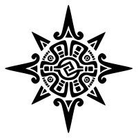 Aztec star tattoo photo