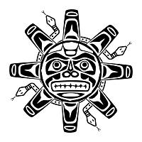 Haida Sun tattoo photo