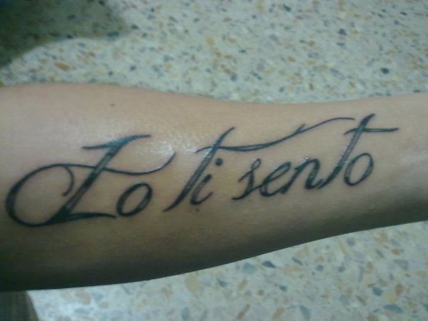 Alberto - I feel you tattoo