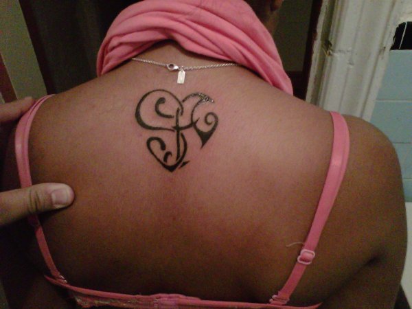 Amaya - S+A heart tattoo photo