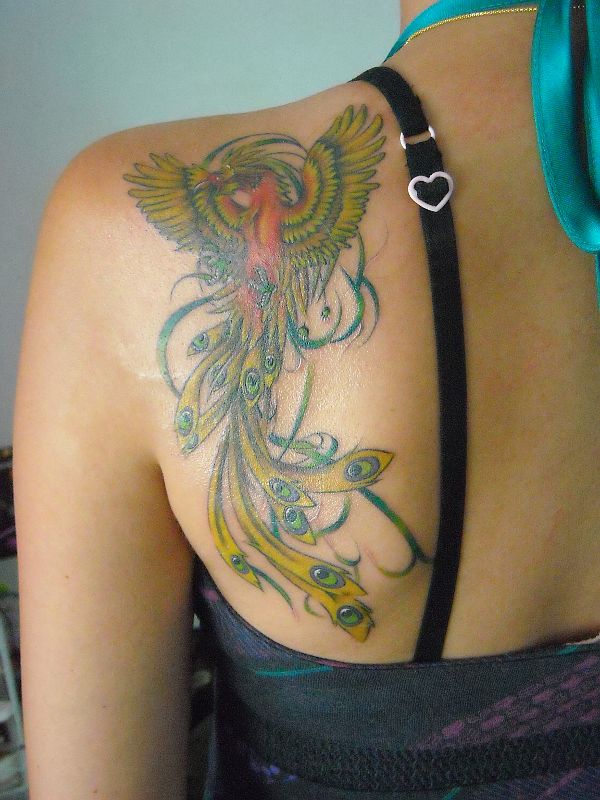 Ana - Color Phoenix tattoo photo