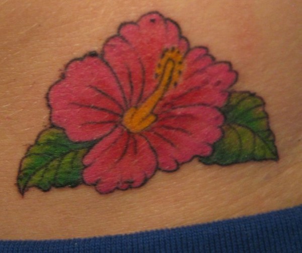 Andrea - Hibiscus tattoo