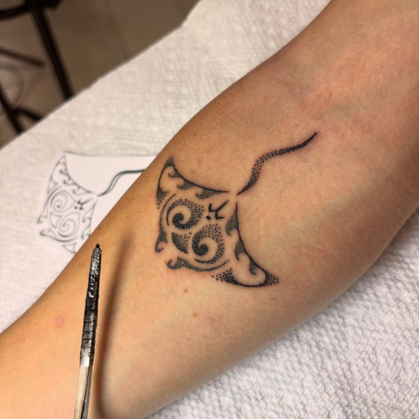 Armand - manta tattoo photo