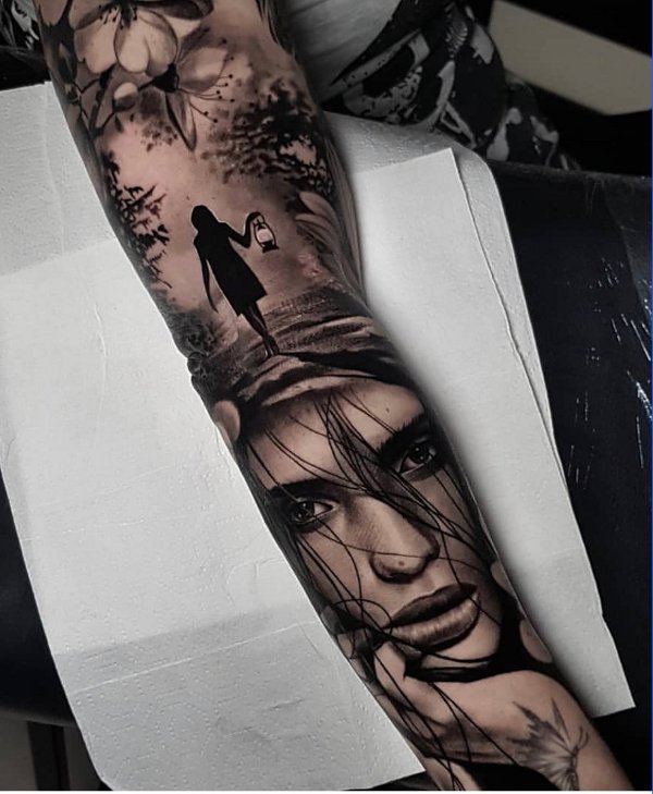 Benny - Full sleeve tattoo photo