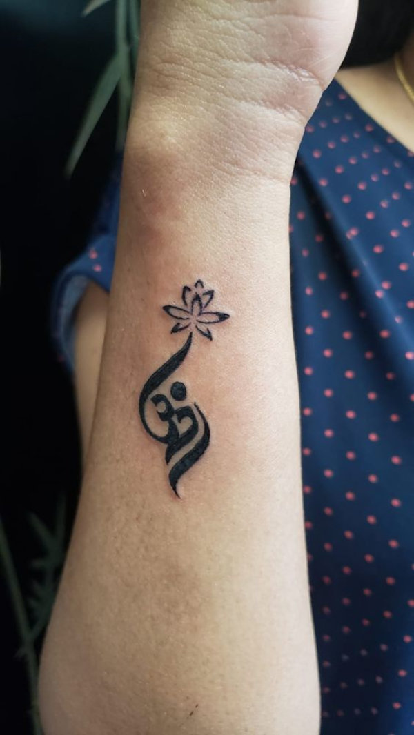 Bhavia - Aum lotus tattoo photo