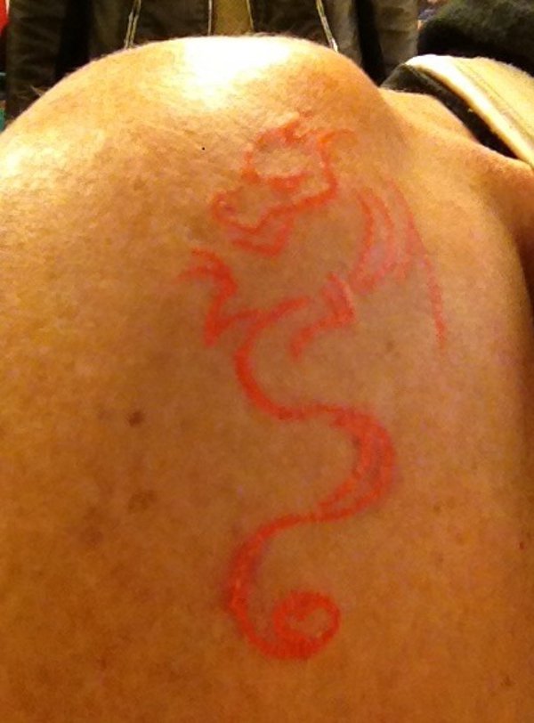 Blair - Stylized dragon tattoo photo