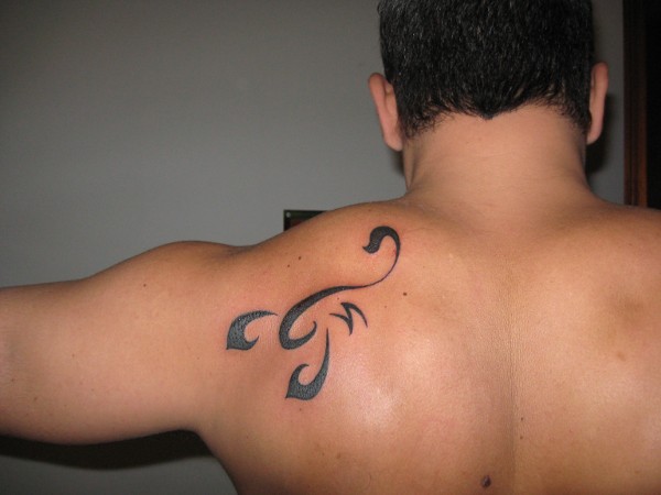 Demetrio - Stylized Scorpion tattoo