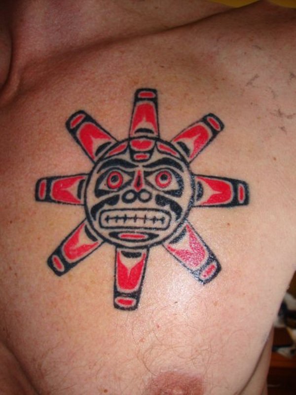 Erwin - Haida sun tattoo