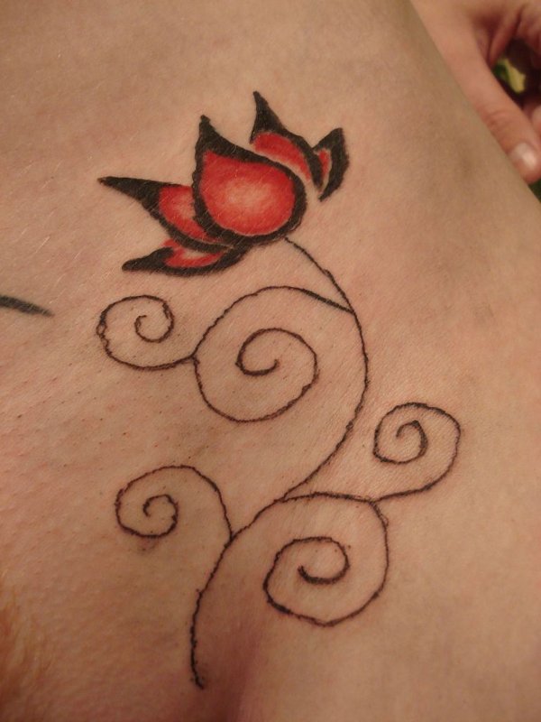 GhostRoses - Lotus tattoo photo