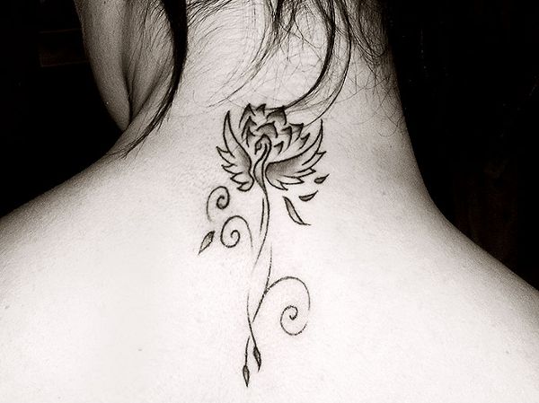 Izzy - Phoenix lotus tattoo