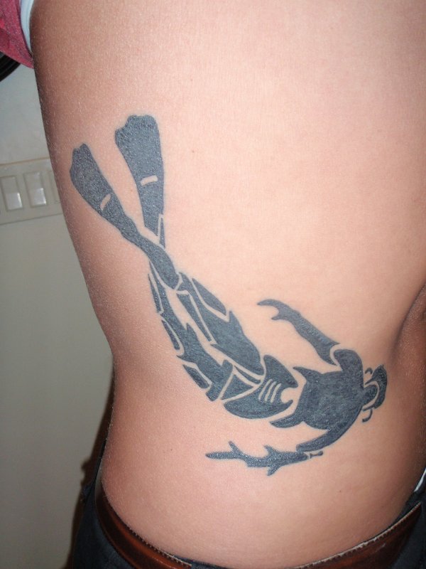 James - Scuba diver tattoo photo