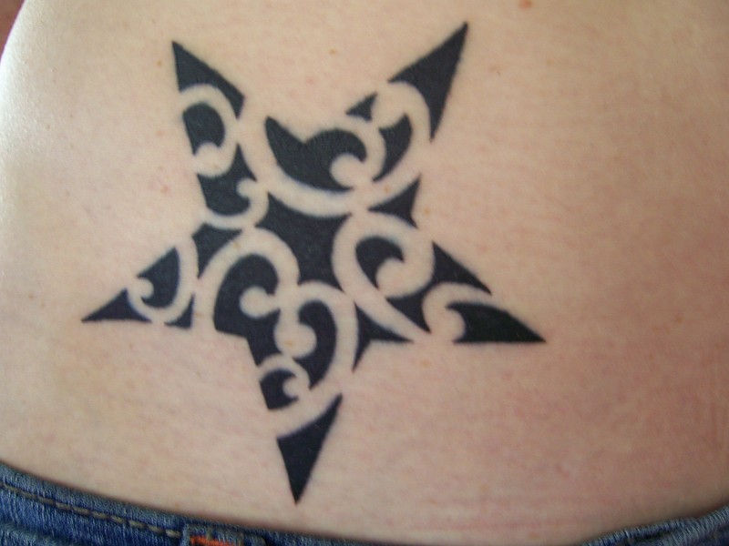 Jenna - Maori star tattoo photo