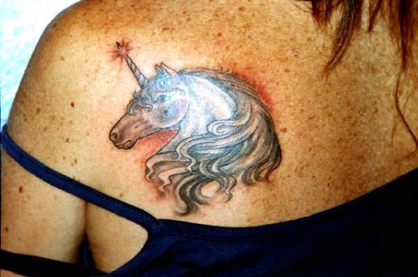 Jex - Unicorn tattoo