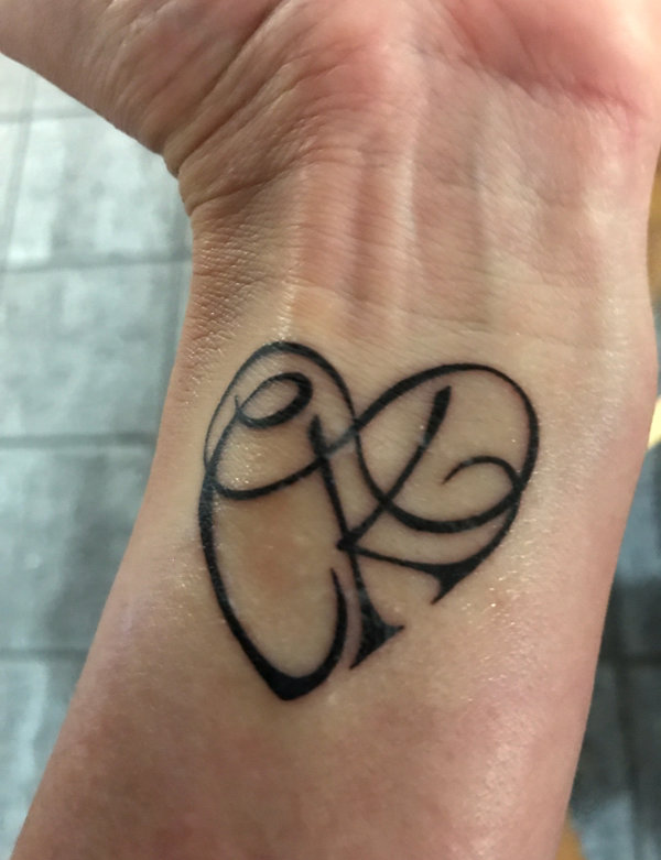 Keileen - C+K heart tattoo photo