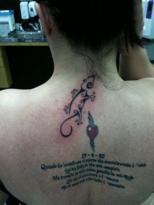 Leonie - Upper back tattoo photo