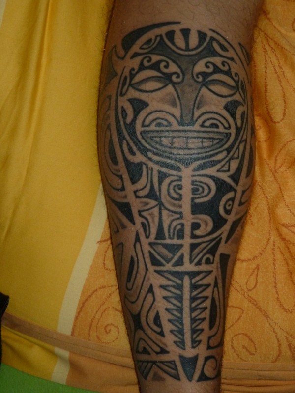 Lorenzo - Marquesan style tattoo photo