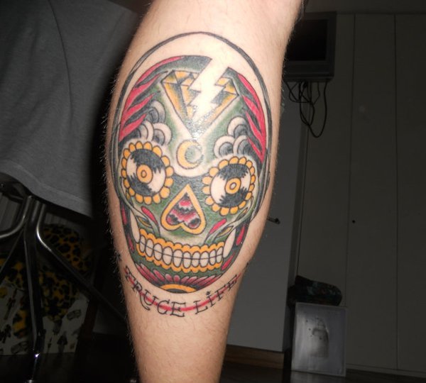 Mattia - Skull candy truceklan tattoo