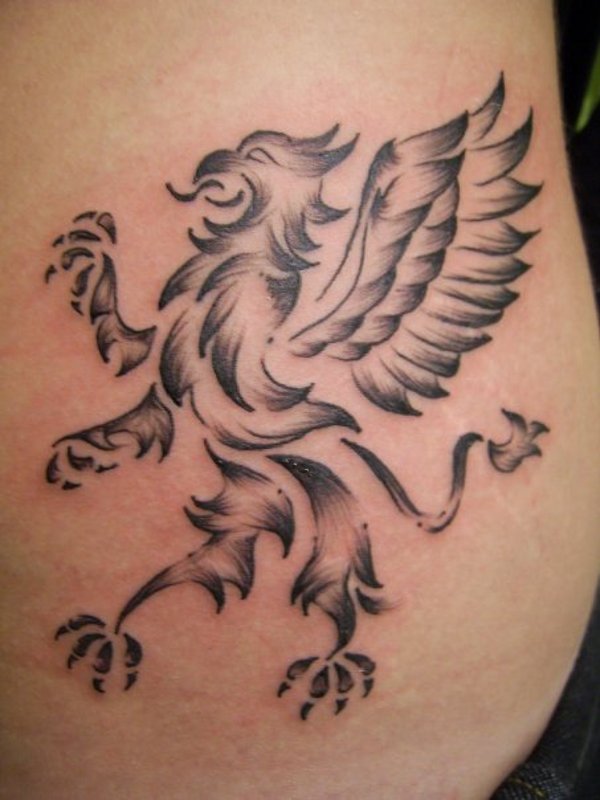 Monica - Gryphon tattoo photo