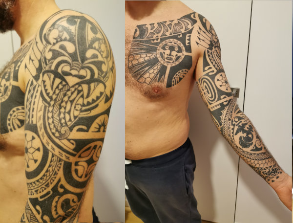 Peter - Polynesian piece tattoo