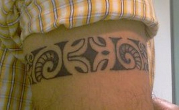 Raffaello - Polynesian armband tattoo photo