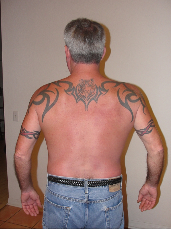 Randy - Back view tattoo