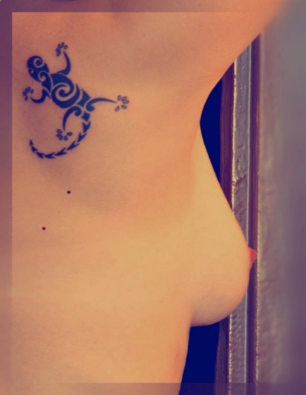 Rina - gecko tattoo photo