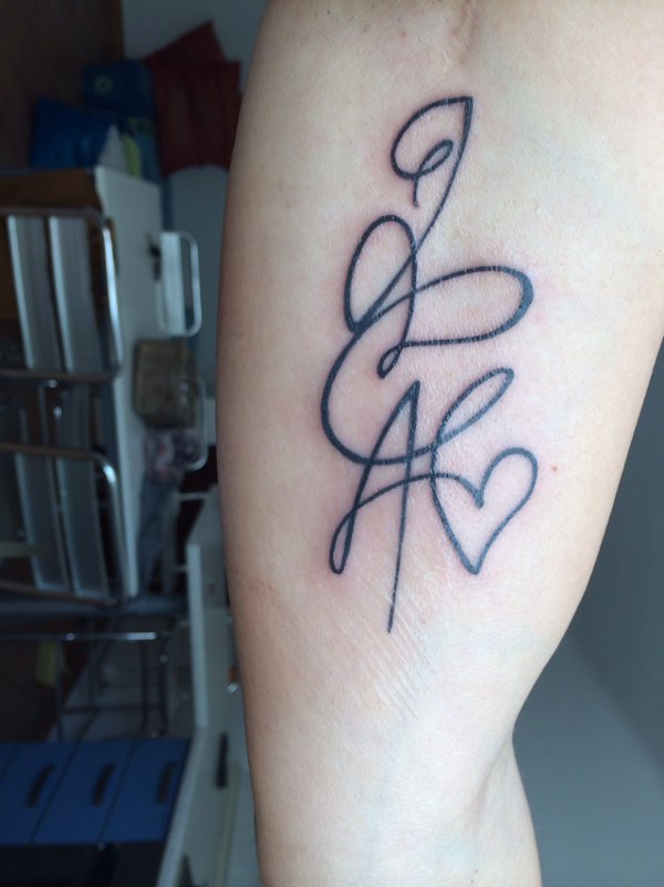 Romina - J+C+A tattoo