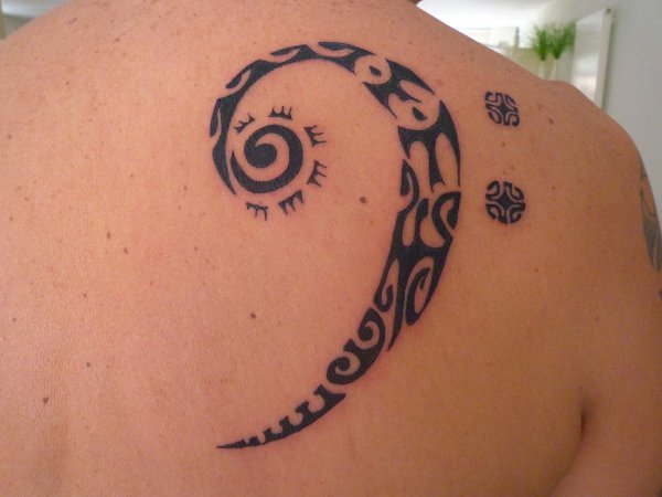 Ron - Polynesian clef tattoo photo