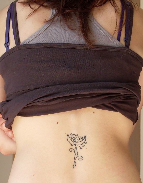 Rosachiara - Phoenix and lotus tattoo