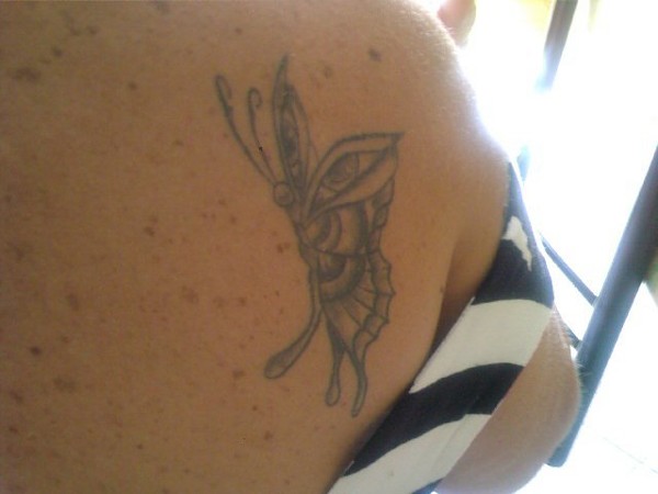 Rosaria - Butterfly tattoo