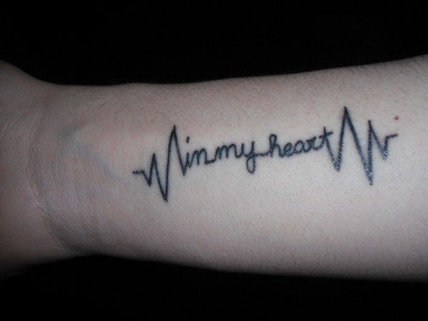 Samuele - Heartbeat tattoo photo